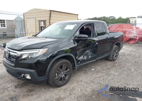 2019 Honda Ridgeline Sport z USA, uszkodzony, nr VIN 5FPYK2F10KB008474